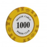 5 stuk Professionele Upscale Klei Casino Texas Poker Chips 14G waarde 1000